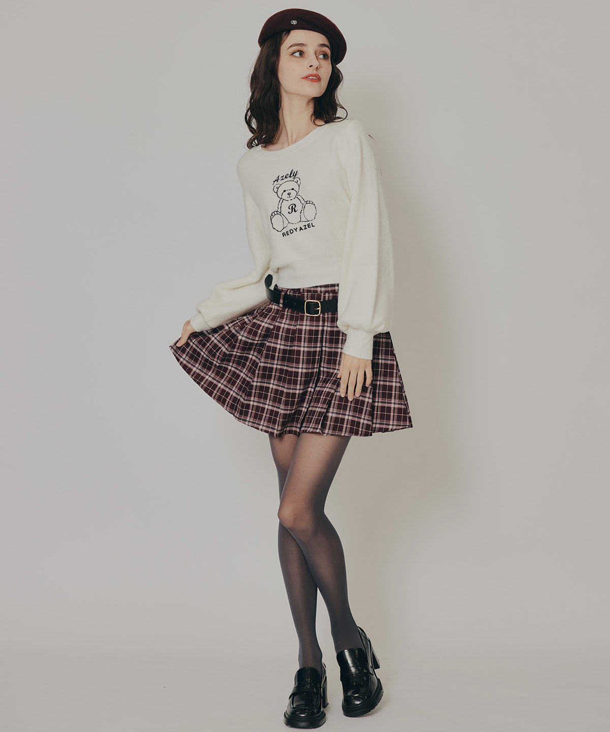 REDYAZEL「Azelyフラッフィニットプルオーバー」|ニット・セーター|