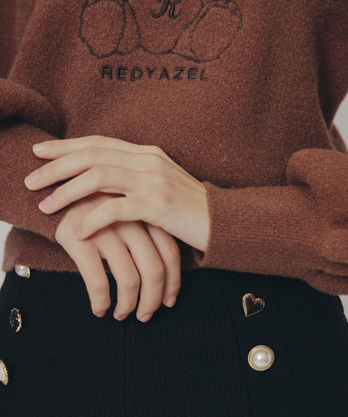 REDYAZEL「Azelyフラッフィニットプルオーバー」|ニット・セーター|