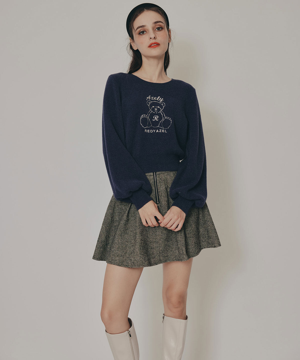 REDYAZEL「Azelyフラッフィニットプルオーバー」|ニット・セーター|