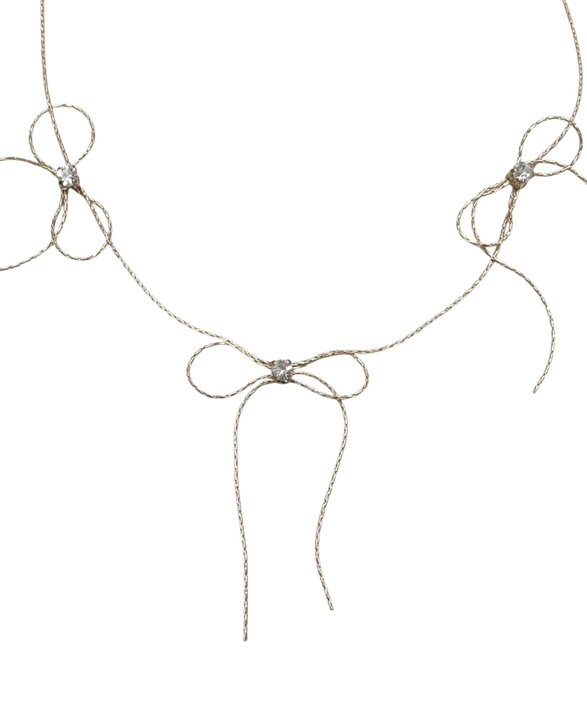 WILLSELECTION「ランダムリボンゴールドネックレス」|ネックレス|