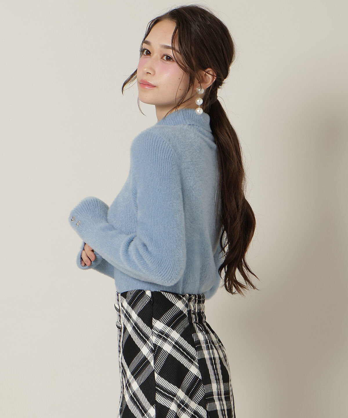 WILLSELECTION「FOXライクヤーンタートルネックプルオーバー」|ニット・セーター|