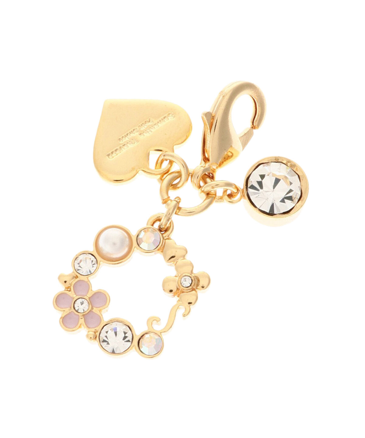 Samantha Thavasa Petit Choice「フラワーリングファスナーチャーム　S」|チャーム・キーホルダー|ゴールド