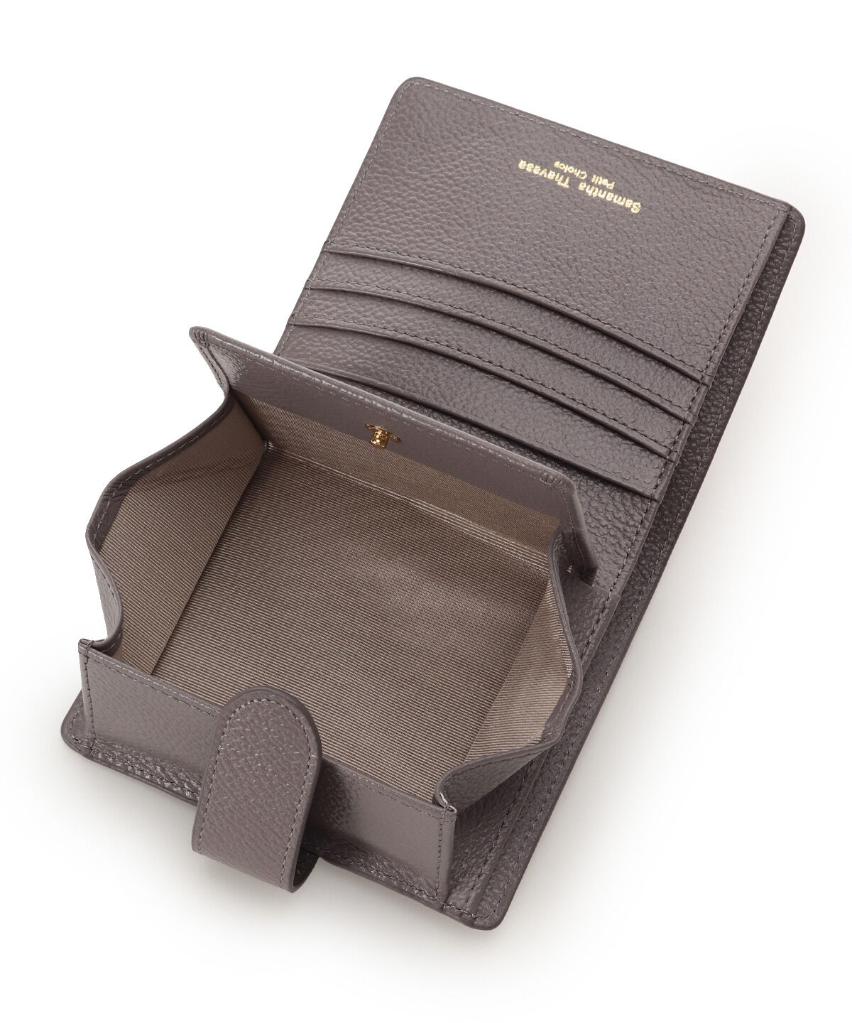 Samantha Thavasa Petit Choice「シンプル薄マチ BOX折財布」|財布|