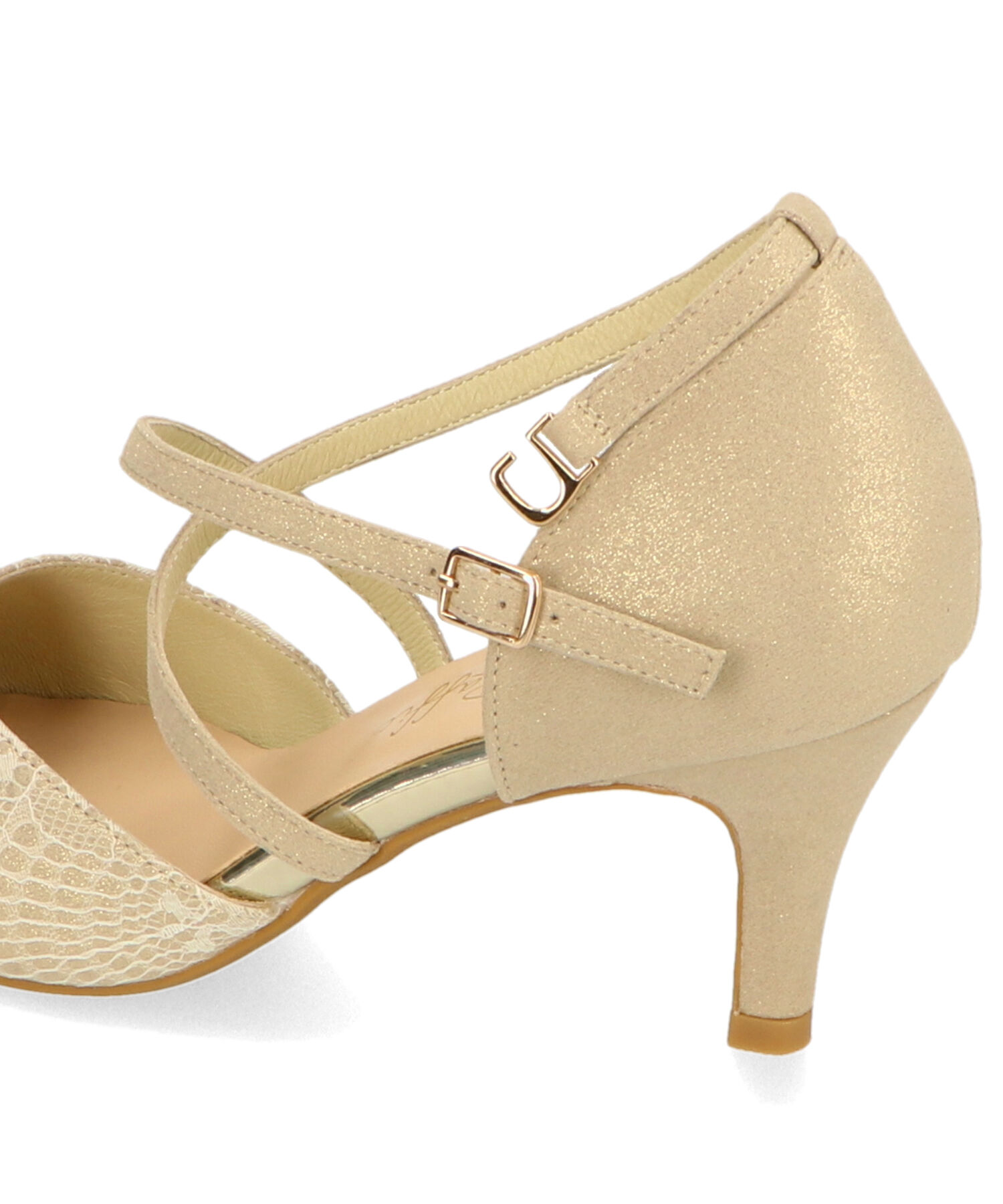 ORiental TRaffic「【オケージョン】クロスストラップヒールパンプス/R-2017 結婚式 パーティー 二次会 人気」|パンプス|