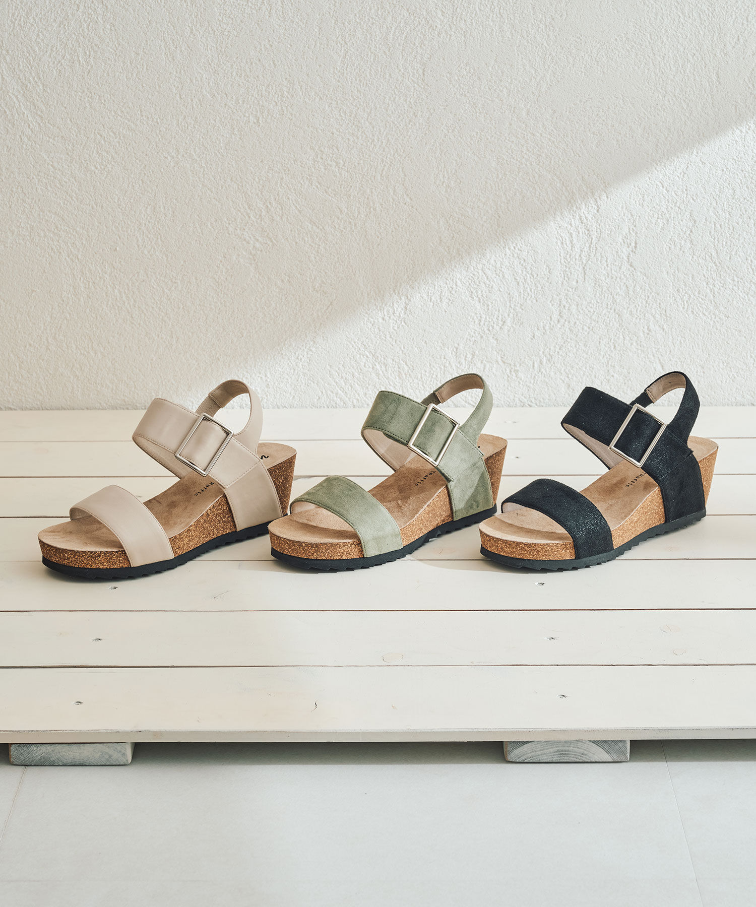 WA Oriental TRaffic「バックルストラップサンダル/52206 人気 トレンド サンダル」|サンダル|BEIGE