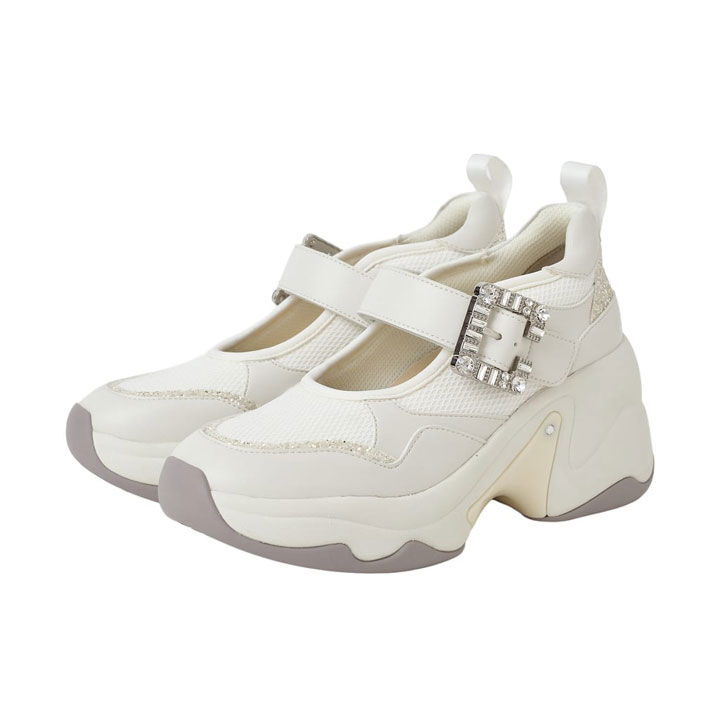 プラスダイアナ「スニーカー　IF48531」|スニーカー|アイボリー