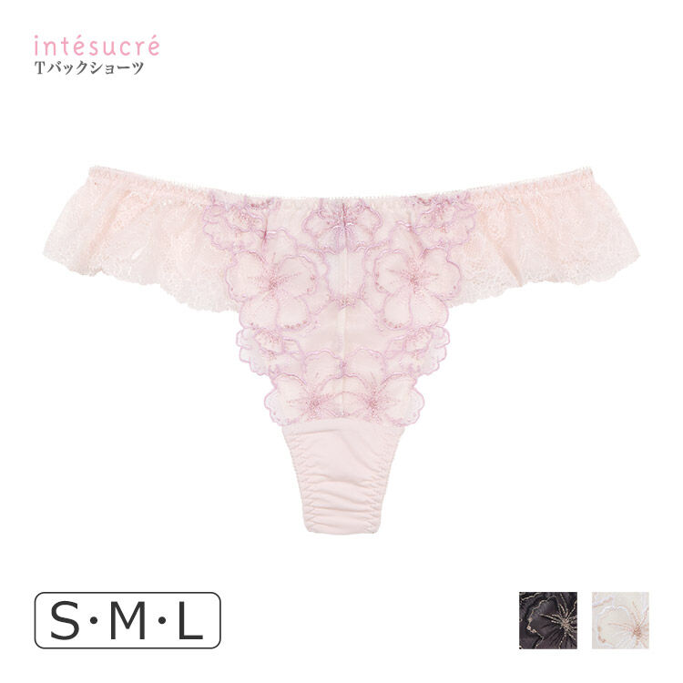 intesucre「アンテシュクレ 毎日フィットブラ IBT386Sペア Ｔバックショーツ S-L IST386」|インナー|
