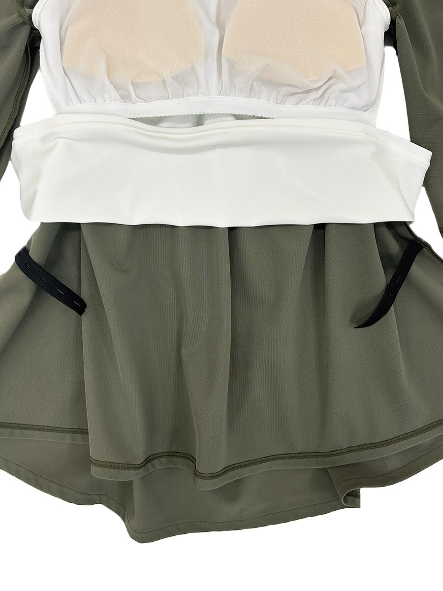 ALBOVE「UVカット五分袖チュニック水着/トップス」|ビキニ|