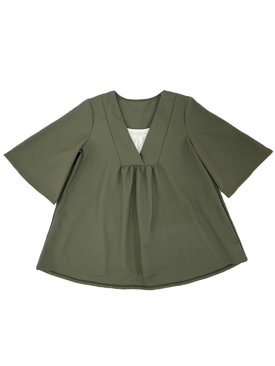 ALBOVE「UVカット五分袖チュニック水着/トップス」|ビキニ|