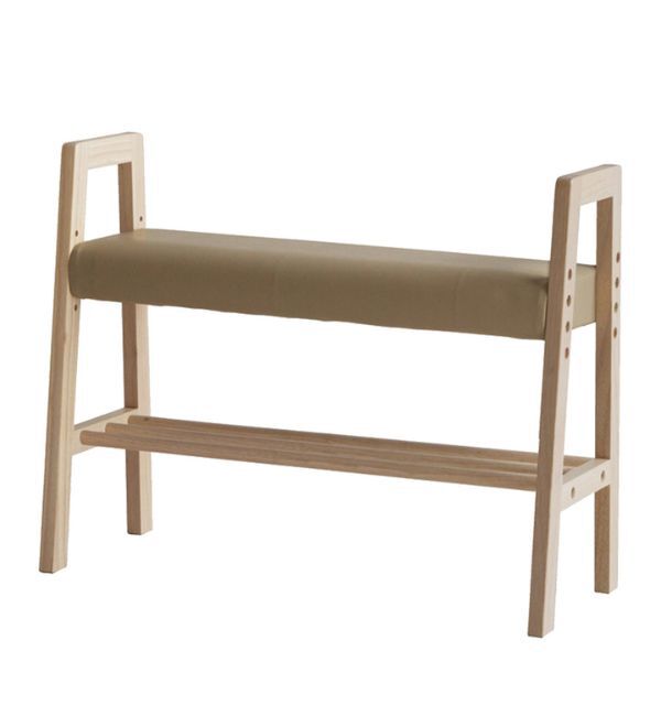 B-COMPANY「高さ調節できる　Multiベンチ」|ルームシューズ|ﾅﾁｭﾗﾙ