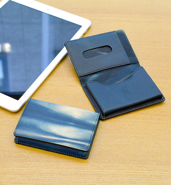 Kinuya Indigo「AWA-AI　絞り名刺入れ」|名刺入れ・カードケース|