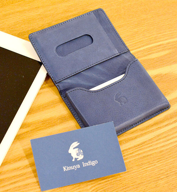 Kinuya Indigo「AWA-AI　絞り名刺入れ」|名刺入れ・カードケース|