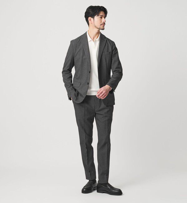 BEAUTY&YOUTH UNITED ARROWS「【WEB限定 WARDROBE SMART】LANATEC セットアップ/背抜きジャケット＆イージーパンツ」|スーツ|