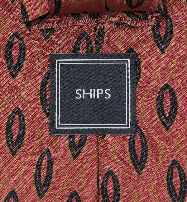 SHIPS「SHIPS: ラグジュアリー プリント モチーフ ネクタイ」|ネクタイ・蝶ネクタイ|