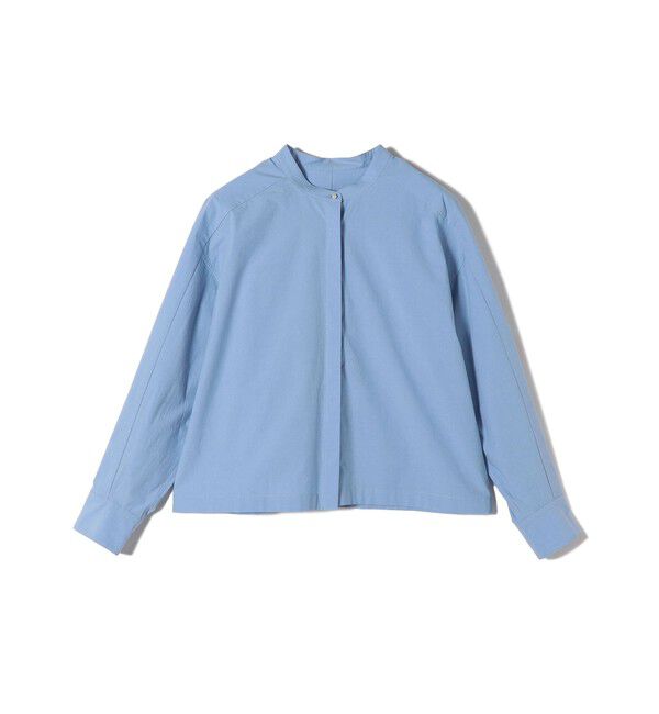 SHIPS for women「〈手洗い可能〉近江晒 タイプライター ラッフル ブラウス 24SS ◇」|シャツ・ブラウス|