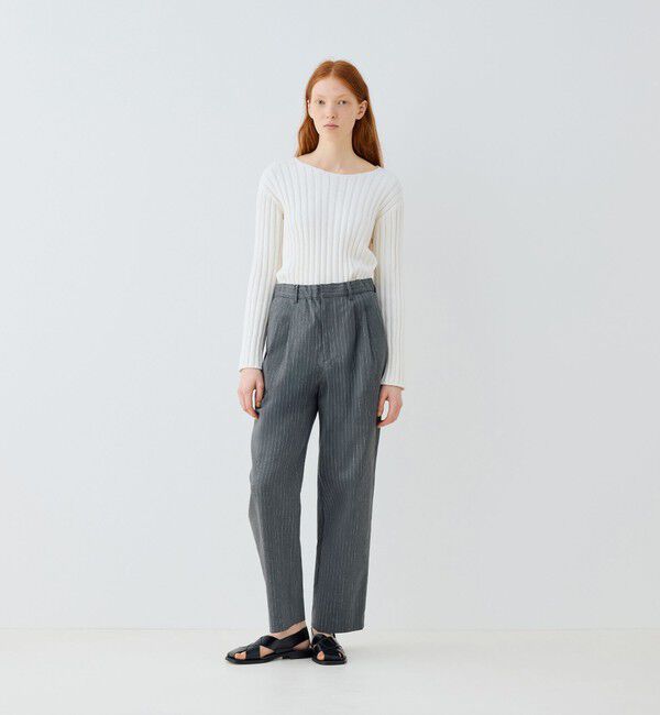 GALERIE VIE「コットンオックスストレッチ イージータックパンツ」|その他|