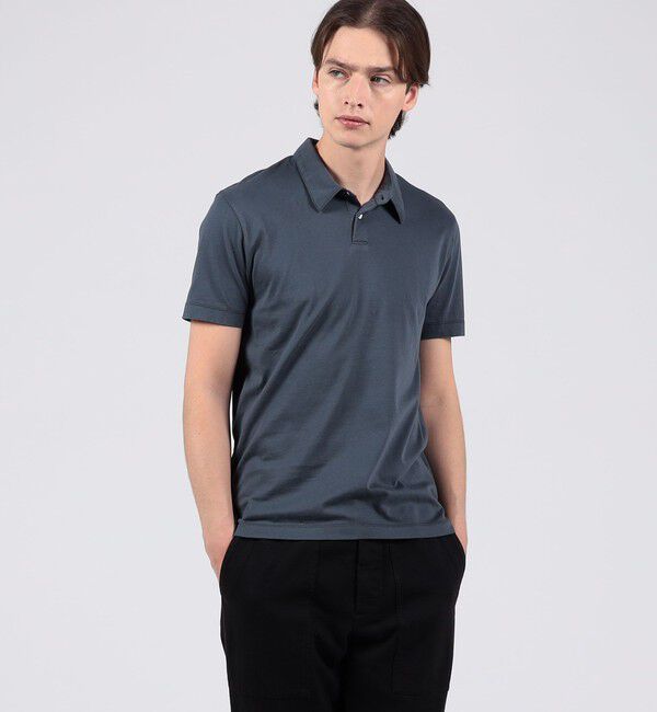 JAMES PERSE「コットンジャージー ポロシャツ MBEL3710」|ポロシャツ|