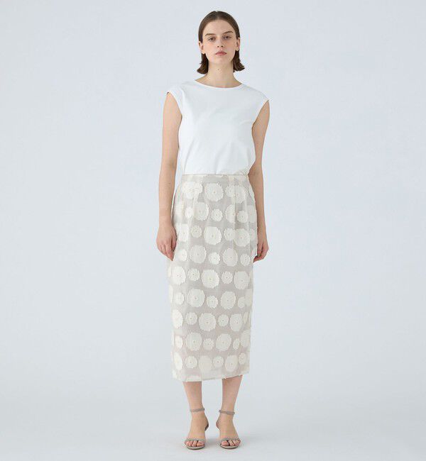 Ballsey「シアーウェーブジャカード コクーンスカート」|スカート|