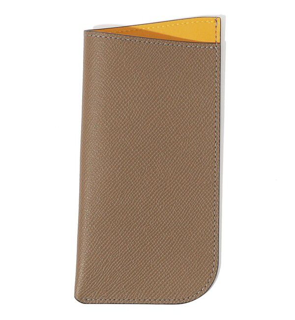 TOMORROWLAND GOODS「【別注】BROOKLYN MUSEUM シュリンクレザー メガネケース」|その他|43 ベージュ