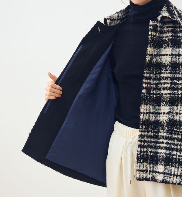 TOMORROWLAND collection「オーロラグレンチェック Aラインコート」|その他|