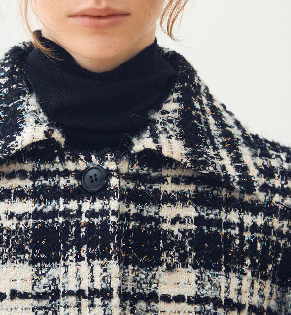 TOMORROWLAND collection「オーロラグレンチェック Aラインコート」|その他|