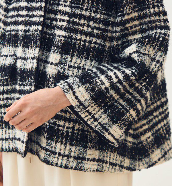 TOMORROWLAND collection「オーロラグレンチェック Aラインコート」|その他|