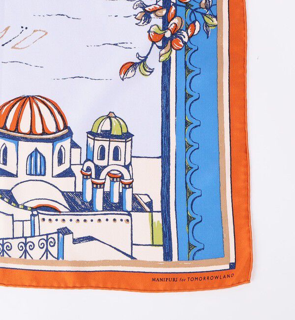 TOMORROWLAND GOODS「【別注】manipuri VIEW シルクスカーフ」|バンダナ・スカーフ|