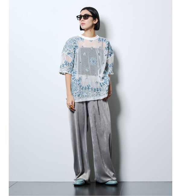  「TAAKK BANDANA MESH T-SHIRT TA26SS-JR040：Tシャツ」|Tシャツ・カットソー|
