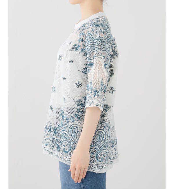  「TAAKK BANDANA MESH T-SHIRT TA26SS-JR040：Tシャツ」|Tシャツ・カットソー|