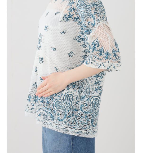  「TAAKK BANDANA MESH T-SHIRT TA26SS-JR040：Tシャツ」|Tシャツ・カットソー|