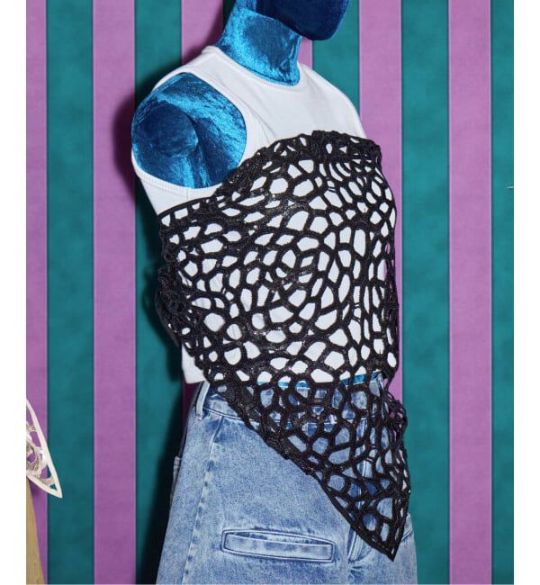  「LIVINGTONE SPANGLE SCARF LT-ACC01-10：スカーフ」|バンダナ・スカーフ|