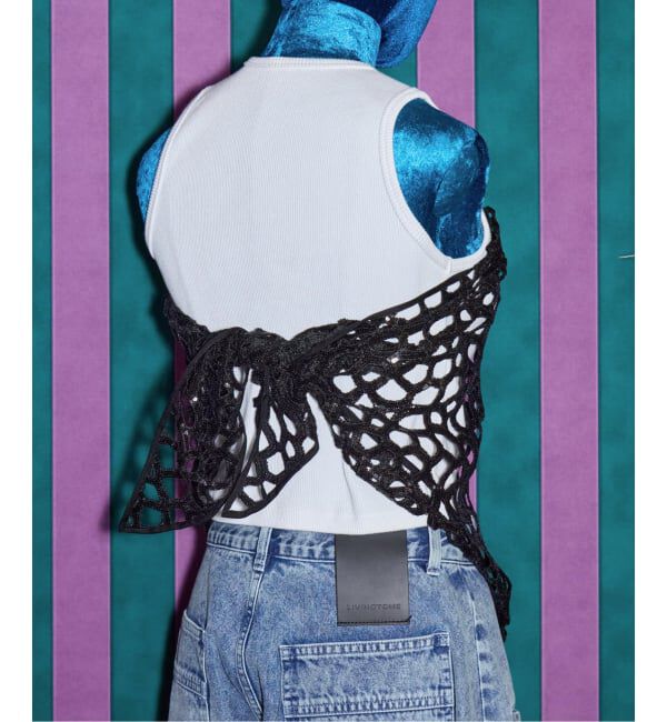  「LIVINGTONE SPANGLE SCARF LT-ACC01-10：スカーフ」|バンダナ・スカーフ|