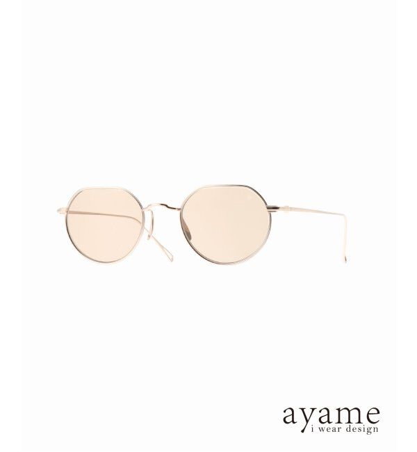 EYETHINK「【ayame / アヤメ】CP45 WG/LBR Sunglasses」|サングラス|ゴールド
