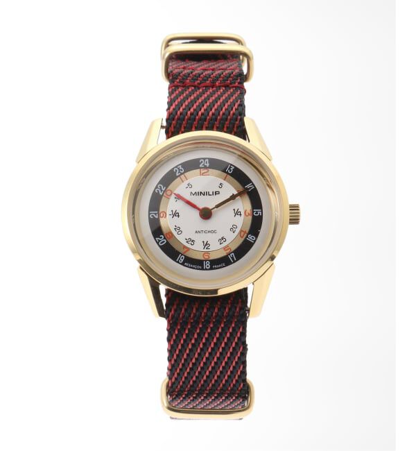 HIROB「LIP MINILIP 671970 Red」|腕時計|