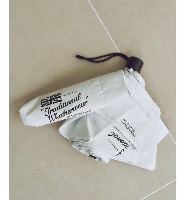 Plage「《追加》TRADITIONAL WEATHERWEAR LT WEIGHT UMBRELLA 折りたたみ傘」|傘|ホワイト