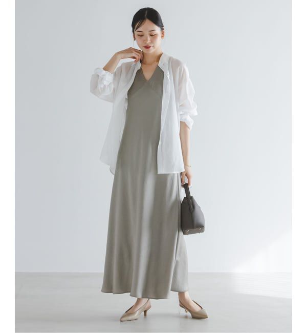 NOBLE「シルキーコットンフォルムシャツ」|シャツ・ブラウス|