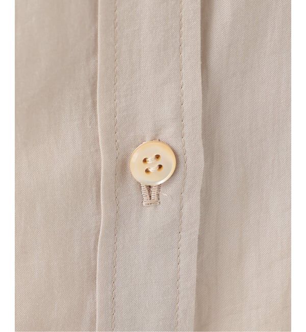 NOBLE「シルキーコットンフォルムシャツ」|シャツ・ブラウス|