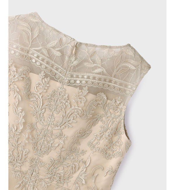 GRACE CONTINENTAL「コ－ド刺繍タイトドレス」|ドレス|