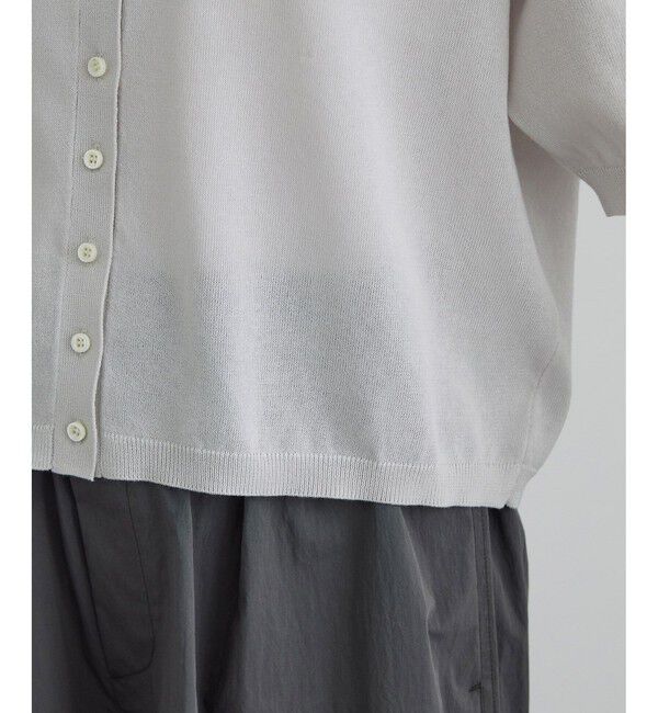 SALON adam et rope'「【WEB限定】ドライタッチスキッパーニットカーディガン / 洗える」|カーディガン|