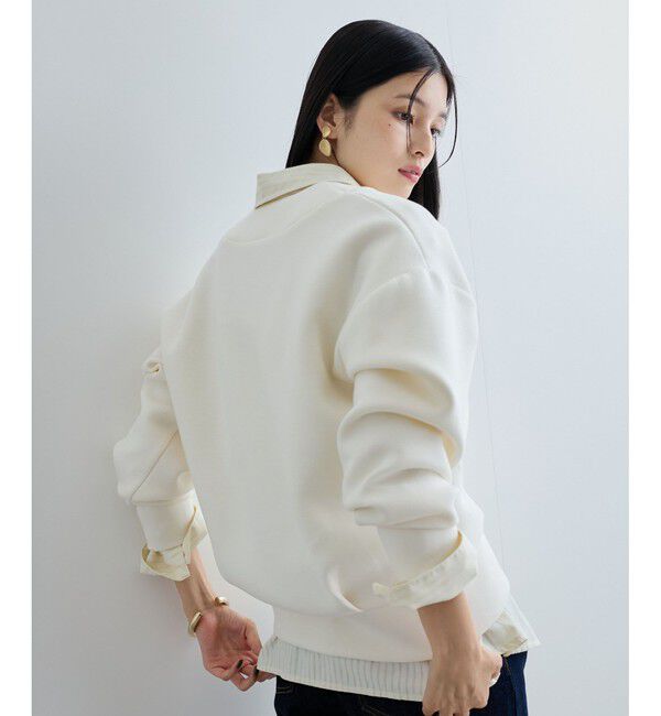 VIS「もちっとふわふわスフレタッチニュアンスＶネックプルオーバー【洗える】」|その他|