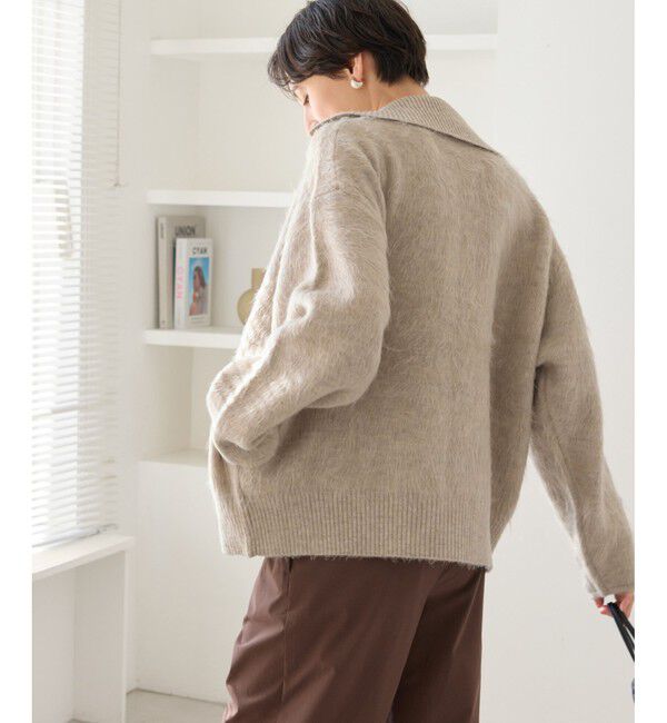 Rope&rsquo;Picnic「【WEB限定】Wジップシャギーニットブルゾン」|ブルゾン・スタジャン|