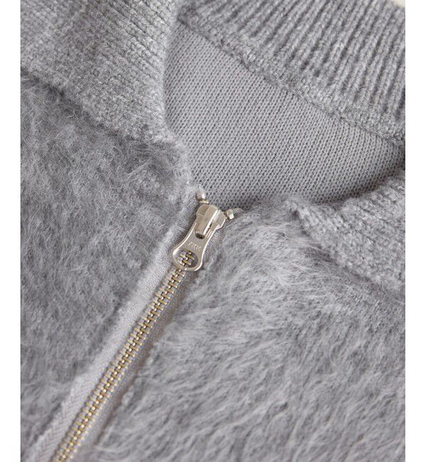 Rope&rsquo;Picnic「【WEB限定】Wジップシャギーニットブルゾン」|ブルゾン・スタジャン|