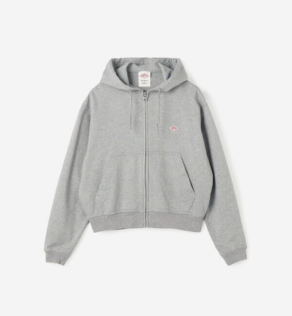 DANTON「DANTON | コットンテリー ジップパーカー WOMEN」|スウェット・ジャージ|