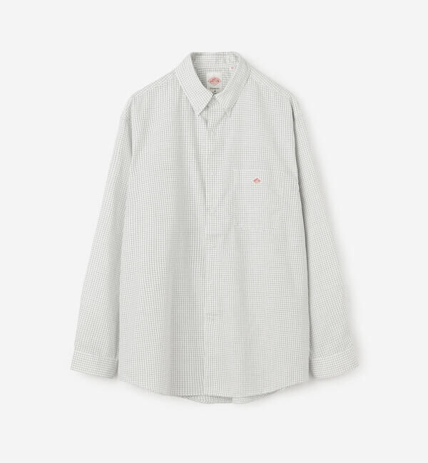 DANTON「DANTON | ポリオックスフォード ボタンダウン長袖シャツ MEN」|シャツ・ブラウス|