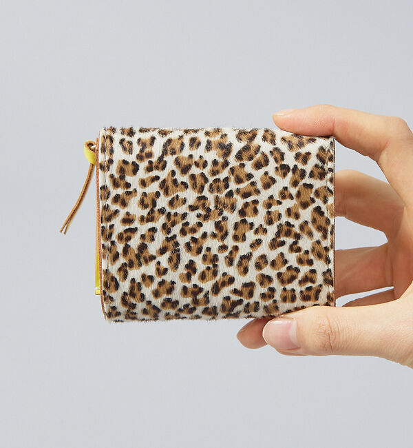 Rouge vif「【MASTER & CO】ミニウォレット / 三つ折り財布 / ハラコ&times; 牛革」|財布|