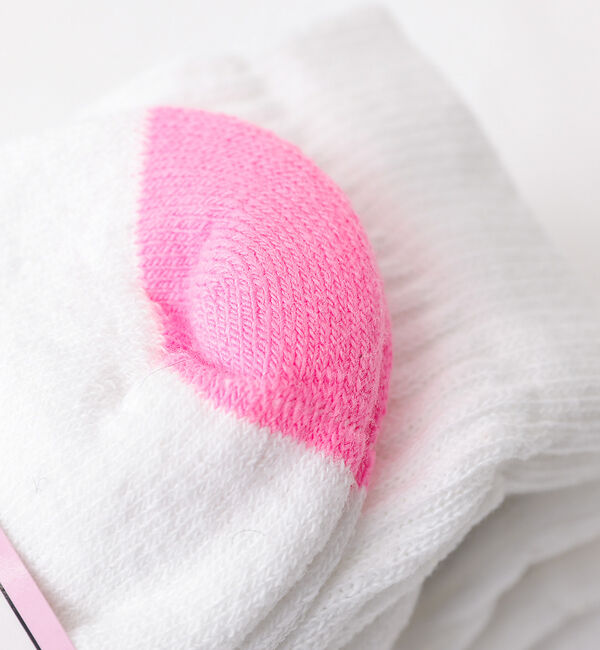 Rouge vif「【THE RAILROAD SOCK/レイルロードソック】3組ソックス/ホワイト」|ソックス|