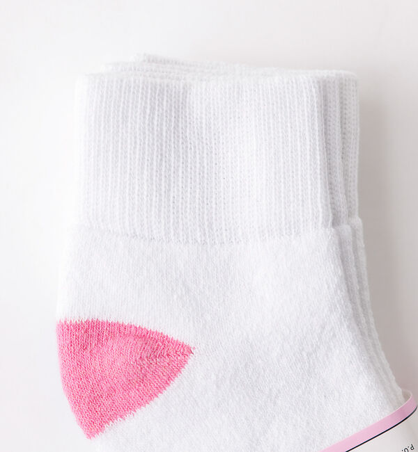 Rouge vif「【THE RAILROAD SOCK/レイルロードソック】3組ソックス/ホワイト」|ソックス|