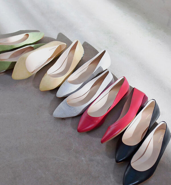 AU BANNISTER「【累計1万足突破！】ボロネーゼ カッター フラットパンプス」|パンプス|