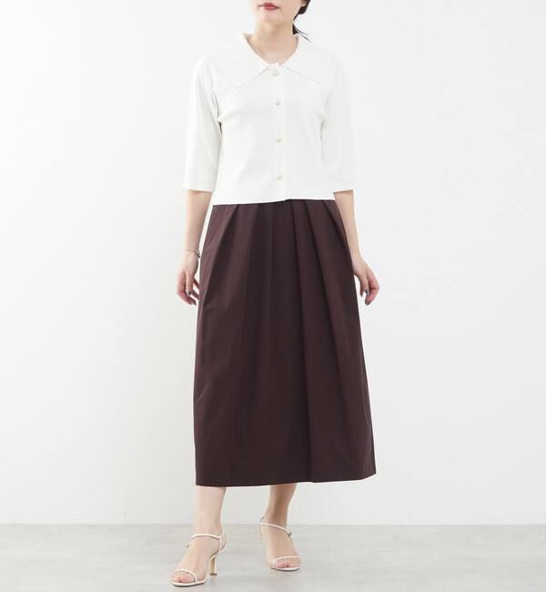 TIARA「タックコクーンスカート（セットアップ可）」|スカート|