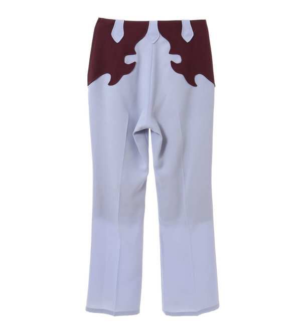 A_「【77circa/ナナナナサーカ】配色スラックスパンツ」|スラックス|